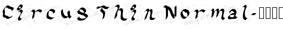 Circus Thin Normal字体转换